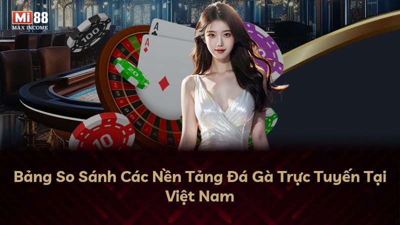 Bảng So Sánh Các Nền Tảng Đá Gà Trực Tuyến Tại Việt Nam