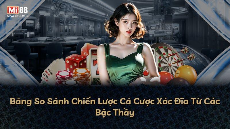 Bảng So Sánh Chiến Lược Cá Cược Xóc Đĩa Từ Các Bậc Thầy